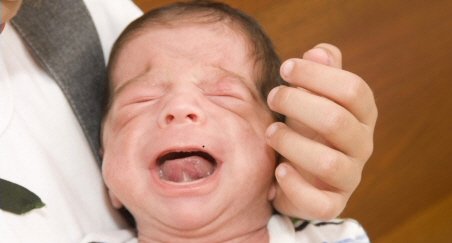 crying newborn